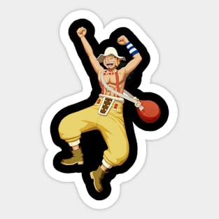 usopp hammer 1000t Sticker